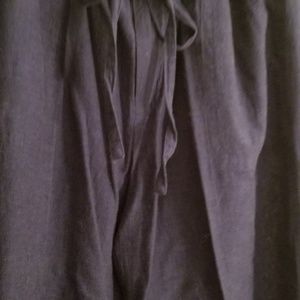 Navy blue linen pant